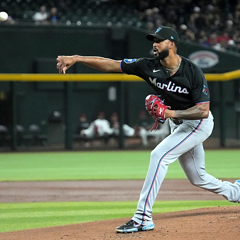 Marlins hold off Diamondbacks 4-3 with Sandy Alcantara getting 1st career save