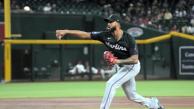 Marlins hold off Diamondbacks 4-3 with Sandy Alcantara getting 1st career save