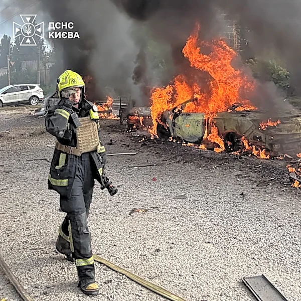 Russian barrage of missiles and drones on Ukraine injures at least 19, including children