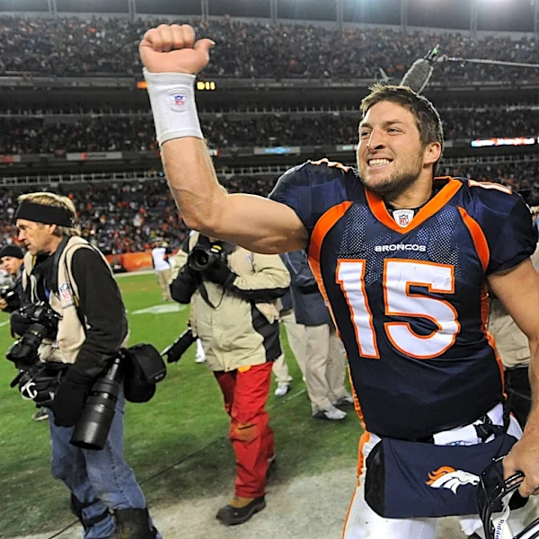 A Mile High comeback, 12 years later: Tim Tebow back in Denver for the Broncos' opener