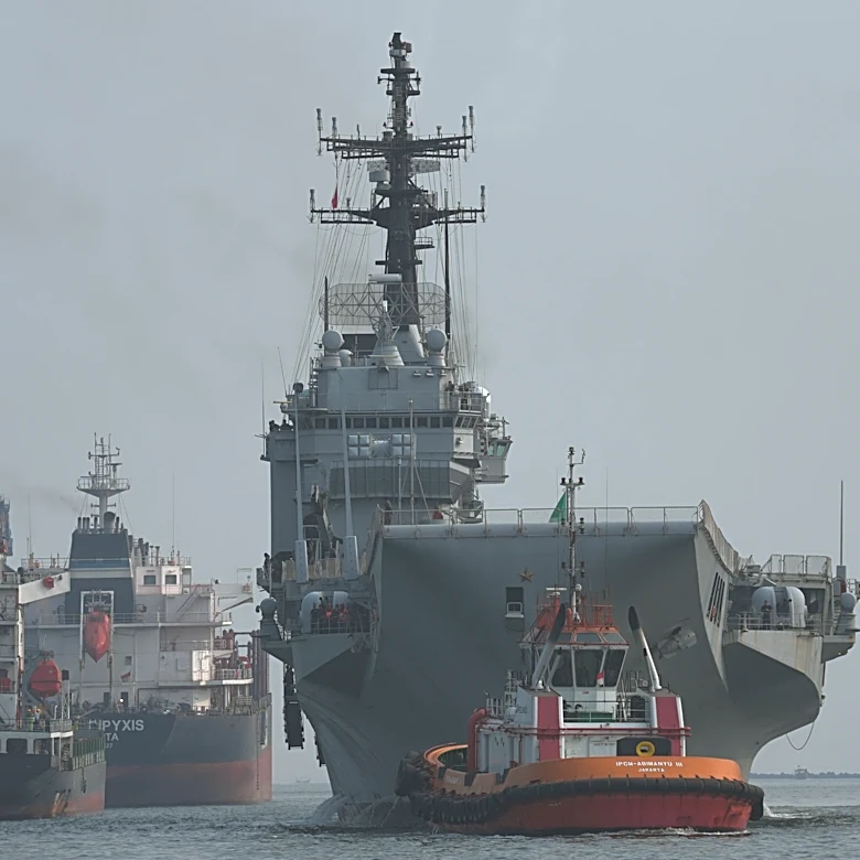 Indonesia welcomes its first aircraft carrier, prompting debate over cost and military ambitions