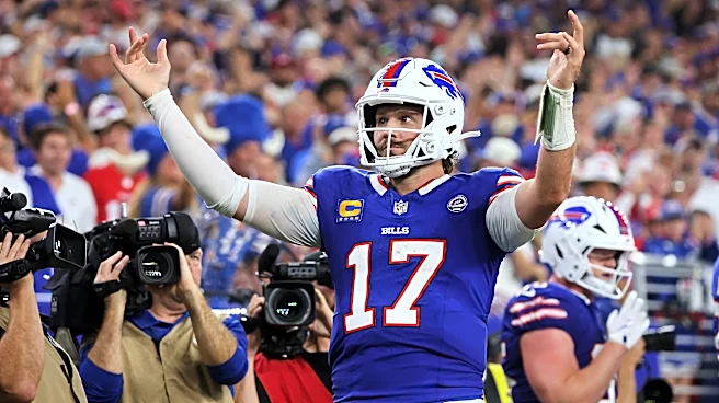 Josh Allen opens the Bills' new stadium with a 5-TD outing in a 41-31 win over the Lions