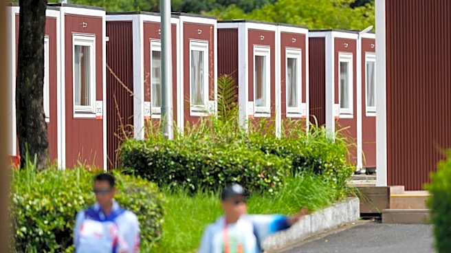 Officials defend using temporary containers, cruise ship as lodging at Asian Games