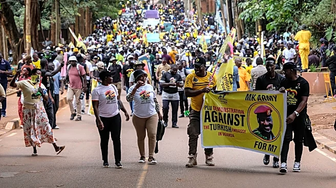 Hundreds rally at Turkey’s embassy in Uganda to demand a dissident’s extradition