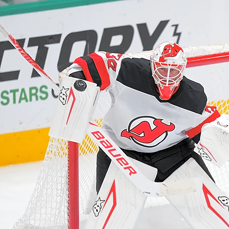 Devils GM Sunny Mehta says he's comfortable with goaltending situation