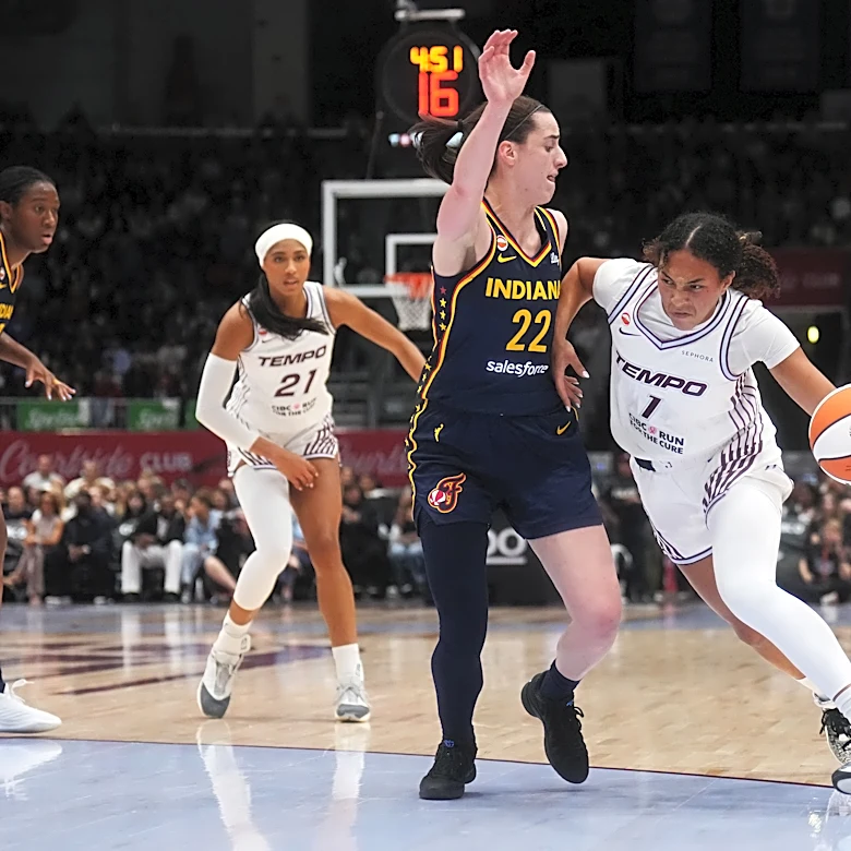 Fever's Mitchell surprised by postgame party after setting WNBA scoring record in win at Toronto