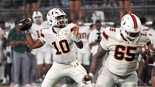 Mensah sets ACC consecutive-completions marks, defense rises in 4th as No. 5 Miami tops Wake Forest