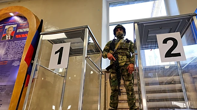 Russia holds parliamentary vote in areas it seized from Ukraine in the war