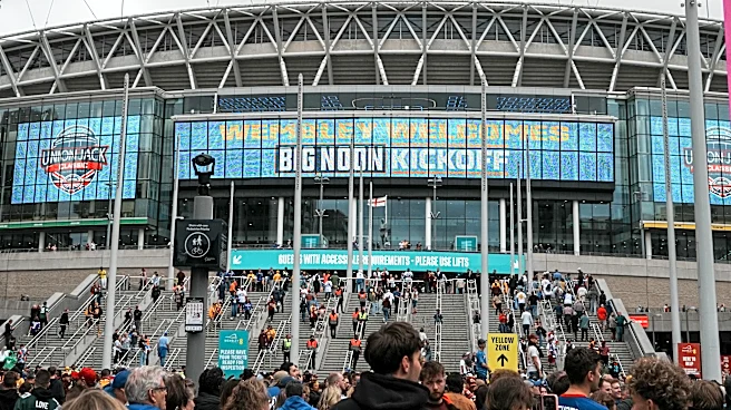 Wembley’s upper tier sits empty as Kansas-Arizona State football kicks off in London