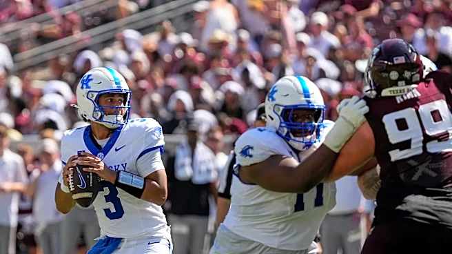 Kentucky stuns No. 9 Texas A&M 31-21 in coach Will Stein's first road game