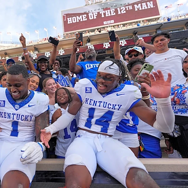 No. 9 Texas A&M loses at home to Kentucky, meaning SEC will have two top-10 teams tumble