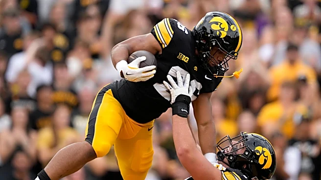 No. 18 Iowa has three go over 100 yards rushing as Hawkeyes roll to 55-0 win over Northern Iowa