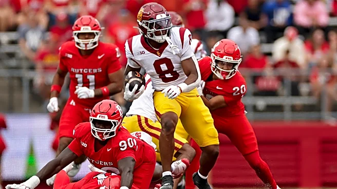 Maiava throws for 277 yards and 2 TDs in No. 12 USC's 42-35 win at Rutgers