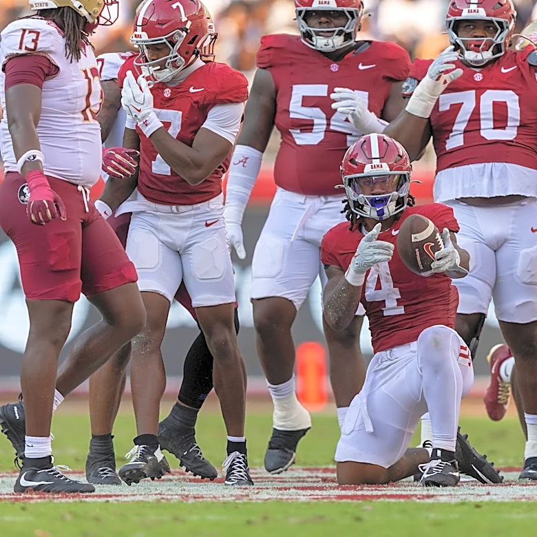 No. 10 Alabama rallies to beat Florida State 50-36 in offensive thriller