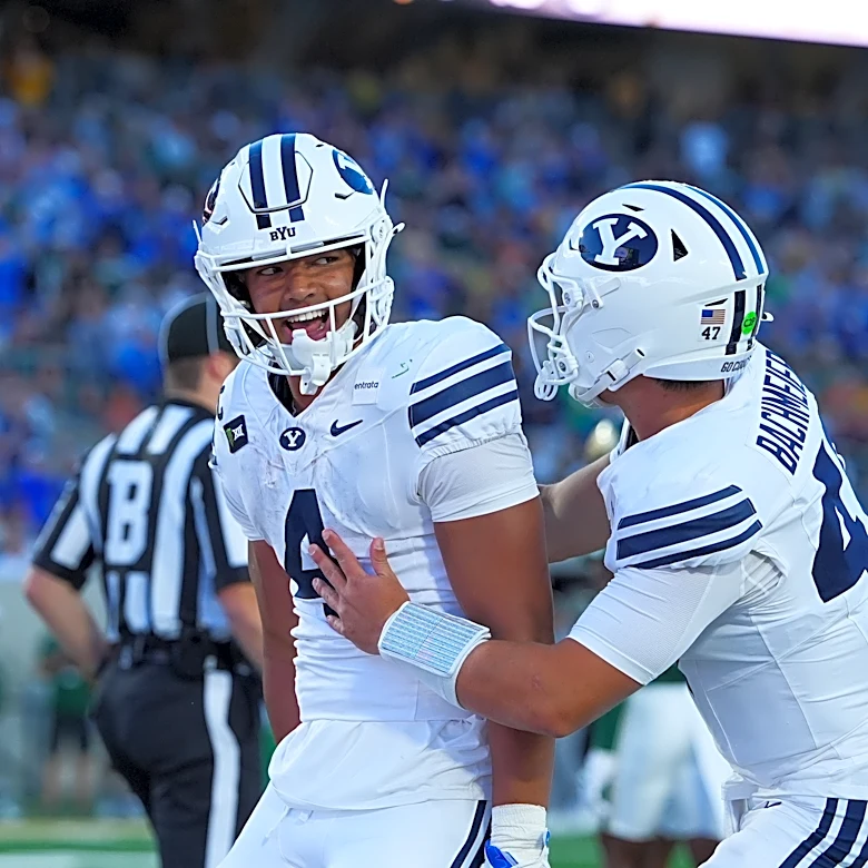 LJ Martin erupts for 176 yards, 3 TDs as No. 11 BYU storms past Colorado State 41-23