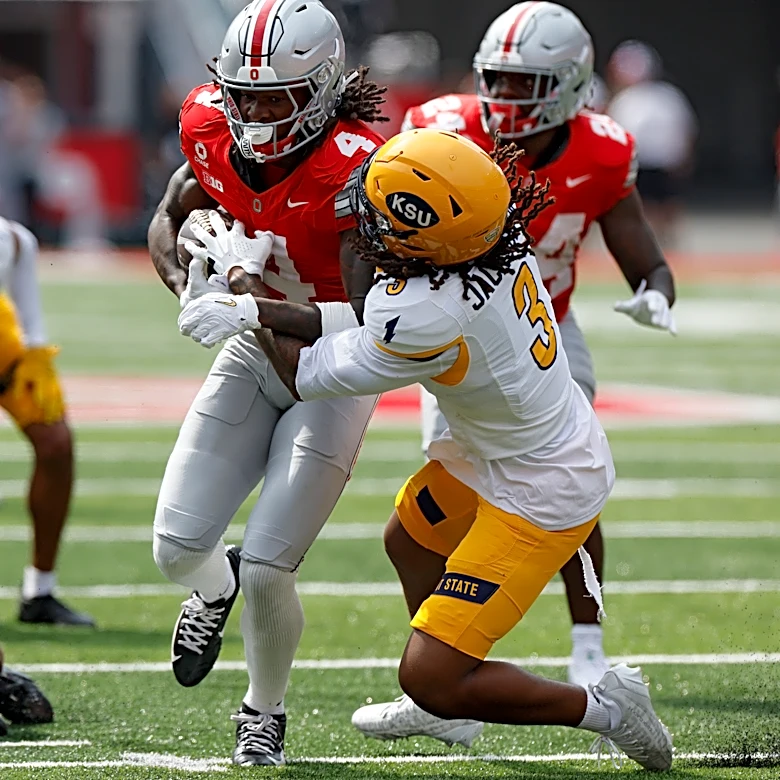 Jeremiah Smith sets Ohio State’s receiving yardage record, then points to 2 more targets
