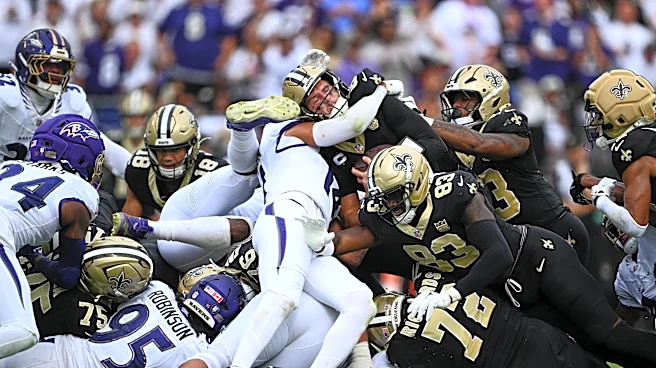 Tyler Shough and the Saints produce two big drives at the end to topple the Ravens 24-17