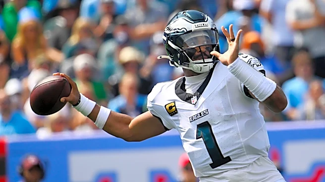 Jalen Hurts hits Darius Cooper for TD with 9 seconds left to lift the Eagles past the Titans 24-20
