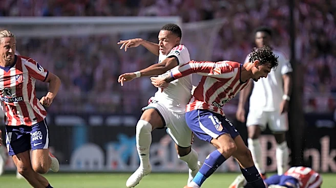 Atletico Madrid beats 10-man Real Madrid 2-1, Man City outlasts Sunderland in Premier League