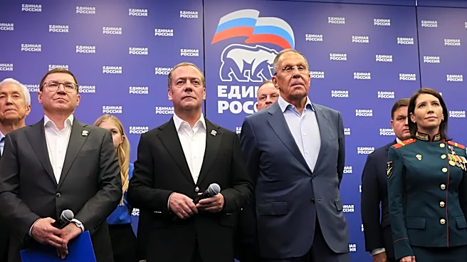 Early results show Russia's main Kremlin party dominating tightly controlled parliamentary vote