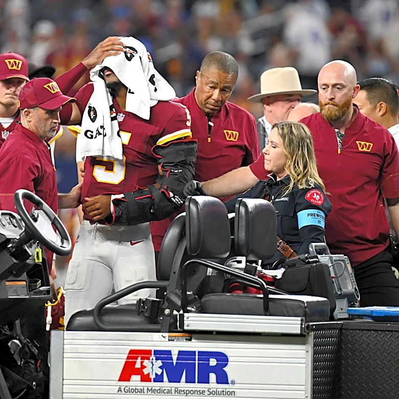 While awaiting more info on Daniels' injury, the Commanders announce Mariota will start this weekend
