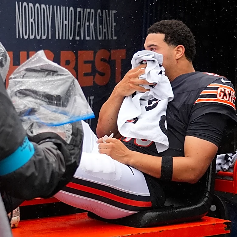 Bears QB Caleb Williams is 'week to week' with hamstring injury, coach Ben Johnson says