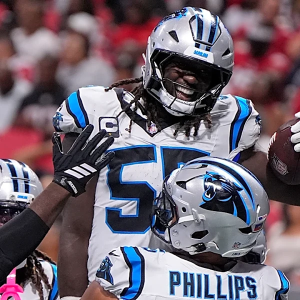 Panthers defense quickly turns page on Week 1 disappointment, finds swagger in 34-3 rout of Falcons