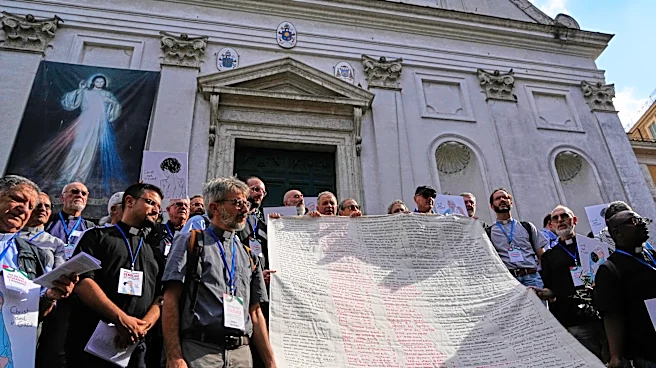 Priests, nuns march to Vatican to demand end to 'genocide' in Gaza