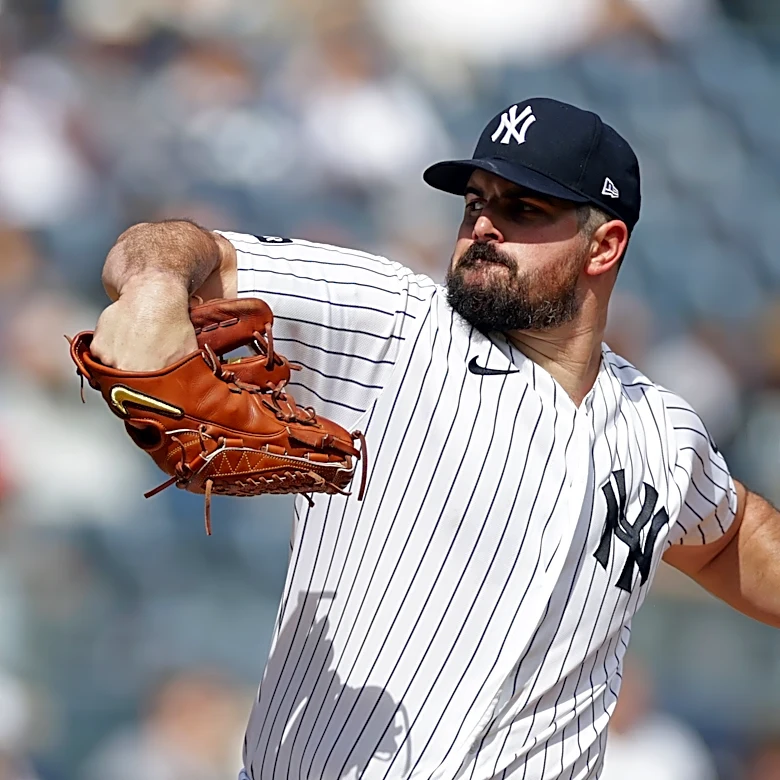 Rodón allows three hits in eight sharp innings as Yanks beat Rays 2-0 in doubleheader opener