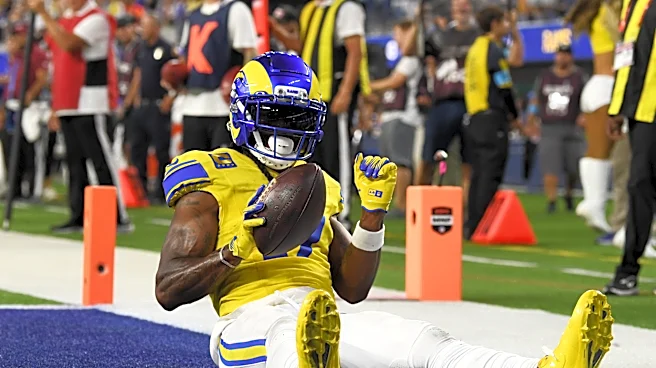 Rams' depth shines as Adams, Young step up for injured Nacua, Garrett in blowout of Giants