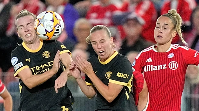 Man City salvages draw at Bayern Munich in return to the Women's Champions League. Arsenal wins late