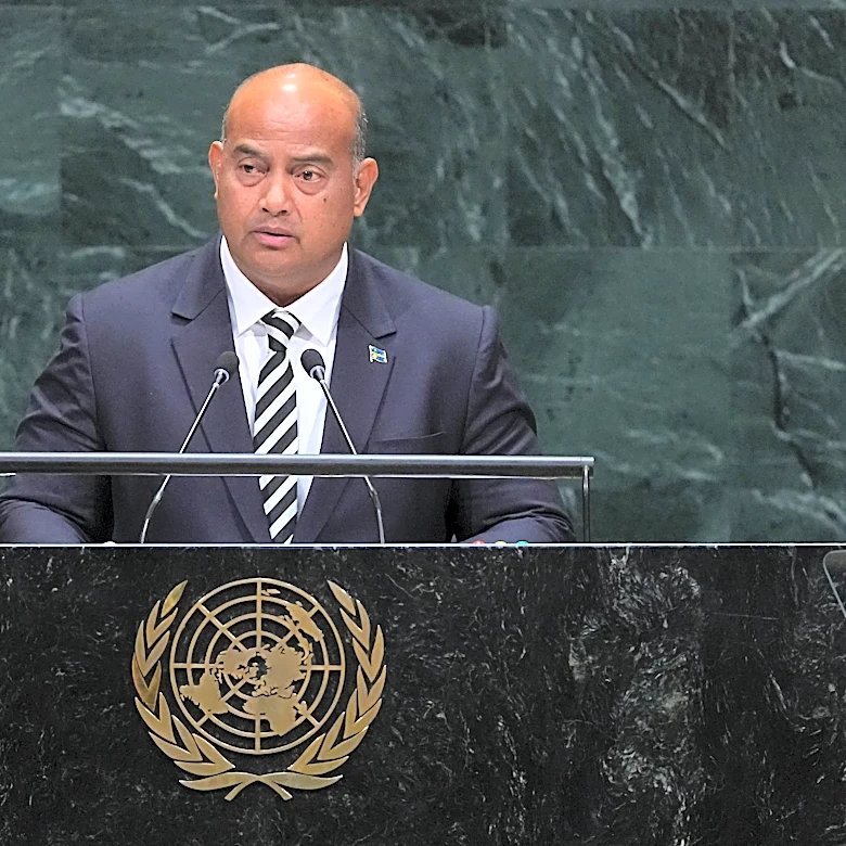 A nation renamed stands up at the UN: 'Say our name. Naoero.'