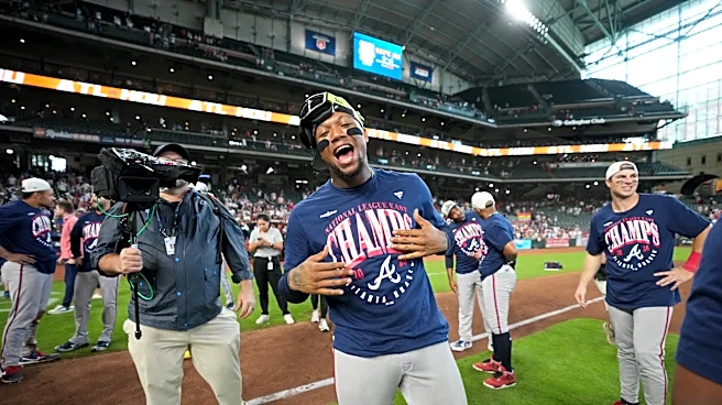 Braves' star Acuña day-to-day after fouling ball off left leg
