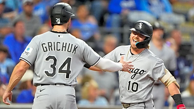 Meidroth, Grichuk hit 3-run shots, White Sox beat Royals 14-11 to remain a game back in AL Central