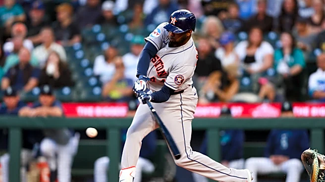 Alvarez hits 41st homer and drives in 3 as Astros blank Mariners 7-0 to tie Rangers atop AL West