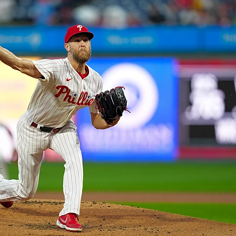 Wheeler fans 7 straight to open game, Stott hits tiebreaking single as Phillies beat Brewers 6-4