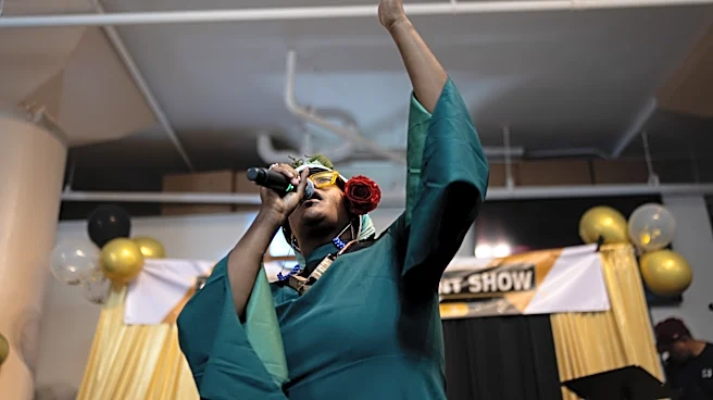 At a talent show on Los Angeles' Skid Row, the performers are all part of the homeless community