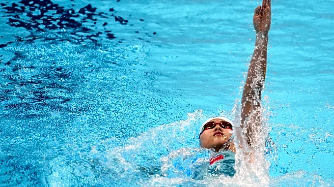 Chinese 13-year-old Yu Zidi wins her third swimming gold medal at the Asian Games
