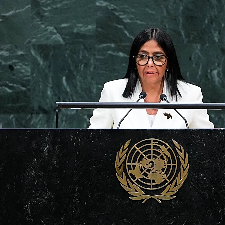 Venezuela's acting leader, at UN for first address, promises elections at the 'right moment'