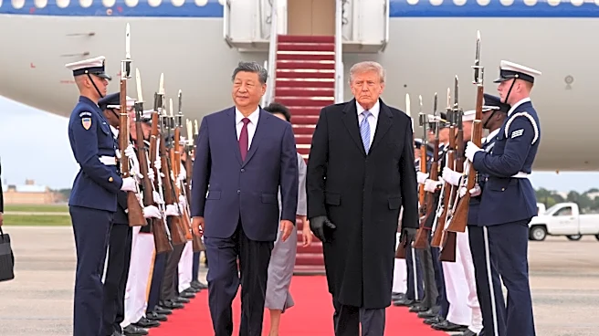 Trump welcomes China's Xi to Washington with planeside ceremony and extension of trade truce