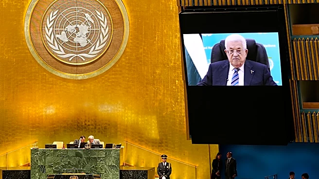 Palestinian president, again denied a visa to speak at UN, addresses leaders on prerecorded video
