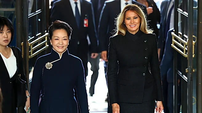 Melania Trump hosts China's first lady for an outing that is watched for diplomacy and style