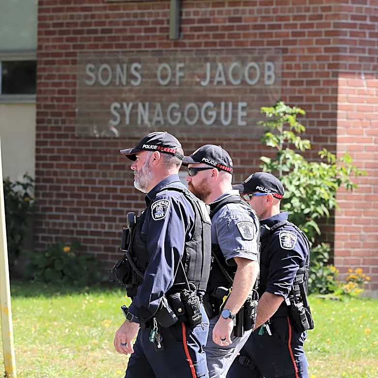 Police say gunman shouted antisemitic threat before opening fire outside Ontario synagogue