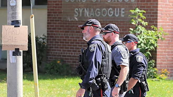 Police say gunman shouted antisemitic threat before opening fire outside Ontario synagogue