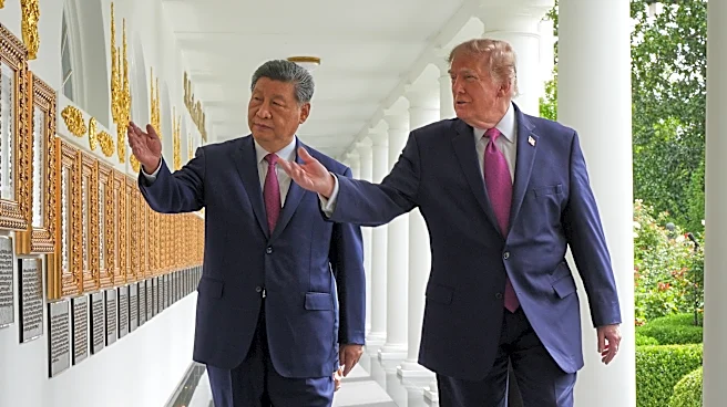 Trump relishes showing Xi his Marine One chopper and new White House helipad