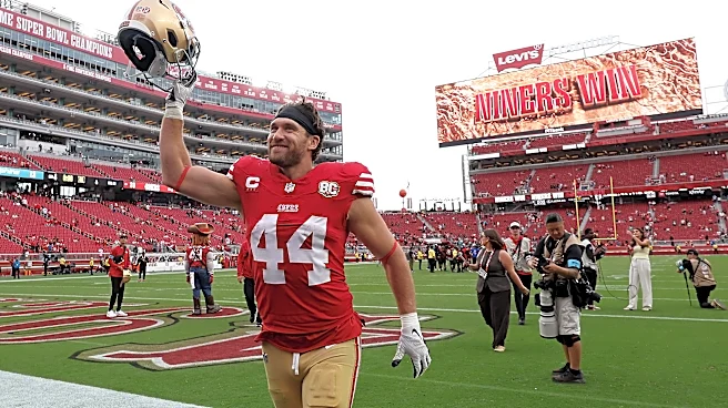 Kyle Juszczyk gets fined for chugging celebration that NFL says was beer and he says was juice