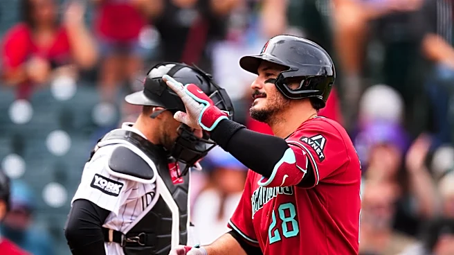 D-Backs maintain slim playoff hopes, beat Rockies 12-8 as Moreno, Arenado hit first-inning homers