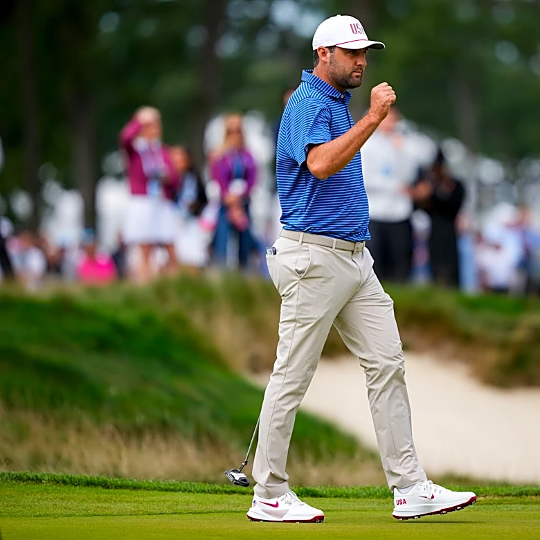 Scheffler and Burns finally win together and stake Americans to 3-2 lead in Presidents Cup