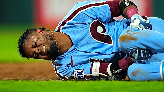 Luis Arraez suffers sprained left ankle as Phillies falter again with chance to clinch playoff spot