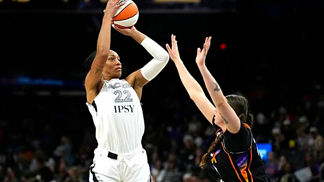 Wilson scores 34, Loyd adds 25 off bench, Aces head into playoffs after beating Mercury 100-82